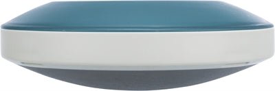 Trixie Slowfeeding Rocking Bowl Kunststof / Tpr Grijs / Blauw 23X23 CM 500 ML - Best4pets.nl