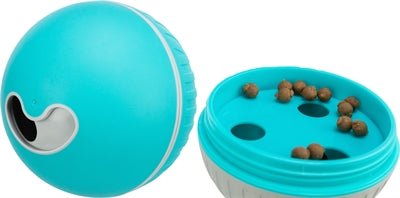 Trixie Snackbal Hond Kunststof / Tpr Blauw - Best4pets.nl