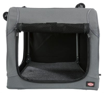 Trixie Soft Kennel Easy Reisbench Grijs - Best4pets.nl