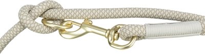 Trixie Soft Rope Hondenriem Verstelbaar Grijs / Lichtgrijs - Best4pets.nl