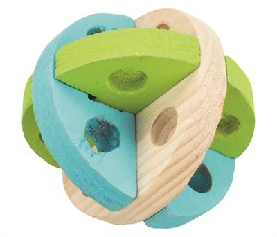 Trixie Speel En Snackbal Hout 8 CM - Best4pets.nl