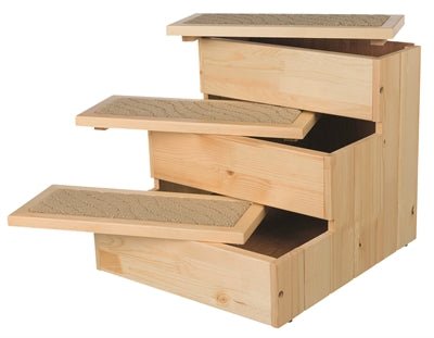 Trixie Trap Petstair Vurenhout 40X45X38 CM - Best4pets.nl