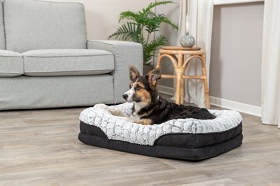 Trixie Vital Hondenmand Lino Hoekig Zwart / Grijs - Best4pets.nl