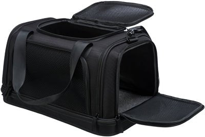 Trixie Vliegtuigtas Plane Zwart 44X28X25 CM - Best4pets.nl