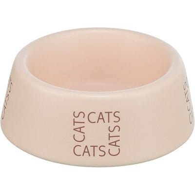 Trixie Voerbak / Drinkbak Kat Cats Keramiek Roze - Best4pets.nl