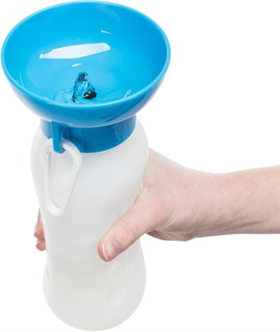 Trixie Waterdispenser Voor Onderweg Kunststof Assorti 550 ML - Best4pets.nl