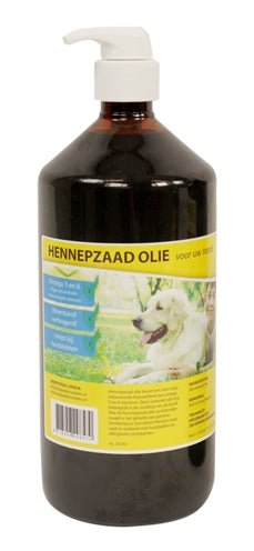 Utopia Diertotaal Hennepzaadolie Met Pompje - Best4pets.nl