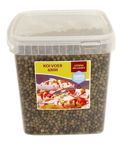 Utopia Diertotaal Koi Voer 6 MM 2 KG - Best4pets.nl