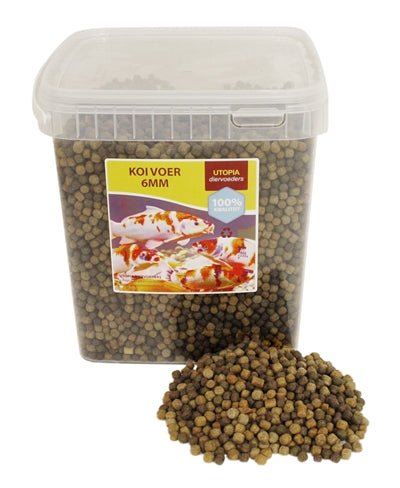 Utopia Diertotaal Koi Voer 6 MM 2 KG - Best4pets.nl