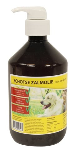 Utopia Diertotaal Zalmolie Naturel Met Pompje - Best4pets.nl