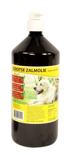 Utopia Diertotaal Zalmolie Naturel Met Pompje - Best4pets.nl