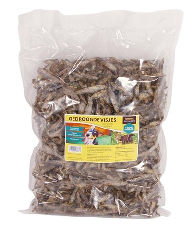 Utopia Gedroogde Visjes Hond / Kat 1 KG - Best4pets.nl