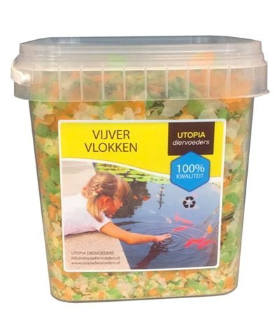 Utopia Vijver Vlokken 325 GR 2,5 LTR - Best4pets.nl