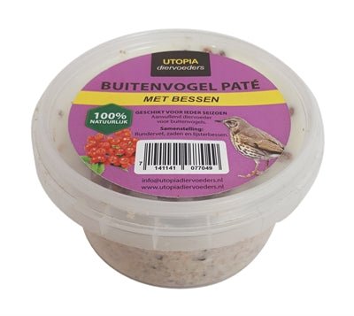 Utopia Vogelpate Met Bessen - Best4pets.nl