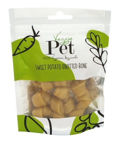 Veggie Pet Sweet Potato Knotted Bone - Best4pets.nl