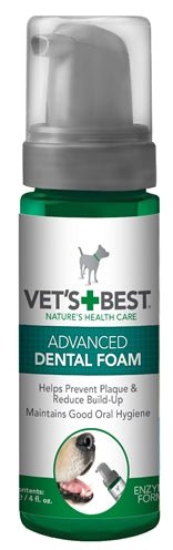 Vets Best Advanced Dental Foam 120 ML - Best4pets.nl