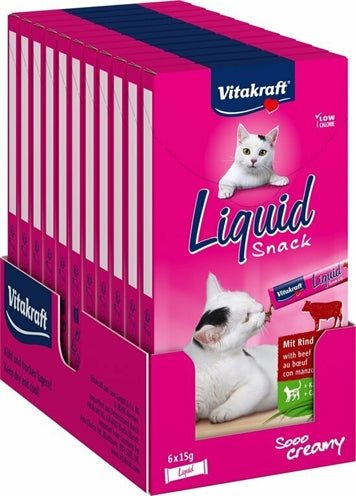 Vitakraft Cat Liquid Snack Rund & Inuline - Best4pets.nl