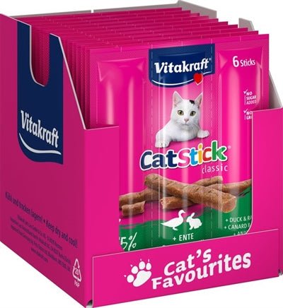 Vitakraft Cat - Stick Mini Eend Met Konijn - Best4pets.nl