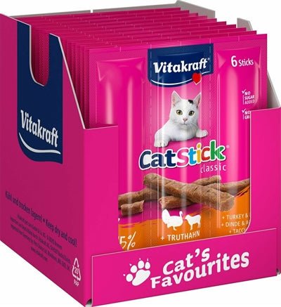 Vitakraft Cat - Stick Mini Kalkoen Met Lam - Best4pets.nl