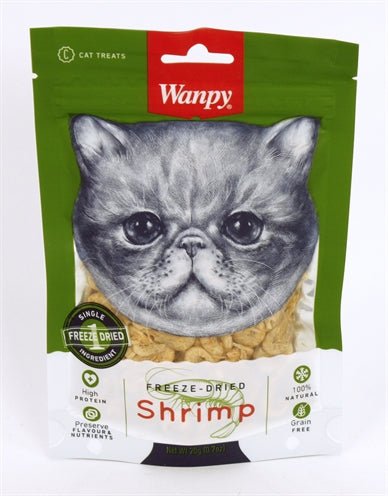 Wanpy Freeze Dried Shrimp 20 GR - Best4pets.nl