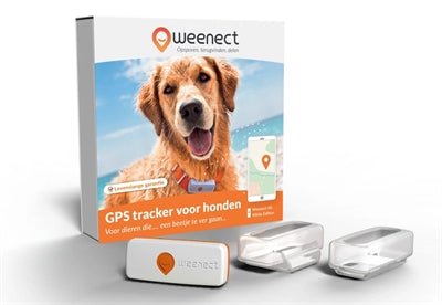 Weenect Tracker Hond Wit - Best4pets.nl