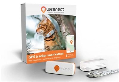 Weenect Tracker Kat Wit - Best4pets.nl