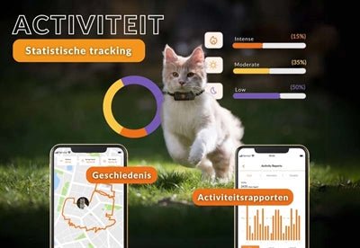 Weenect Tracker Kat Zwart - Best4pets.nl