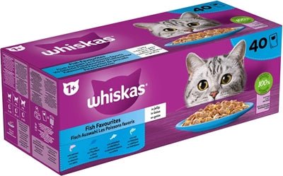 Whiskas Multipack Pouch Adult Vis Selectie In Gelei - Best4pets.nl