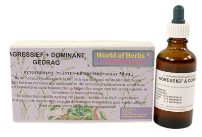 World Of Herbs Fytotherapie Agressief / Dominant Gedrag - Best4pets.nl