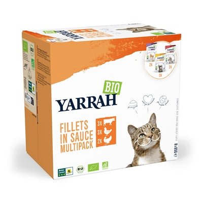 Yarrah Cat Multipack Pouch Filets In Saus 8X85 GR - Best4pets.nl