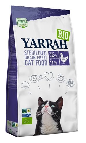 Yarrah Cat Sterilised Grain Free - Best4pets.nl