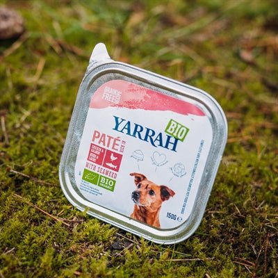 Yarrah Dog Alu Bio Pate Chicken / Salmon With Seaweed - Best4pets.nl