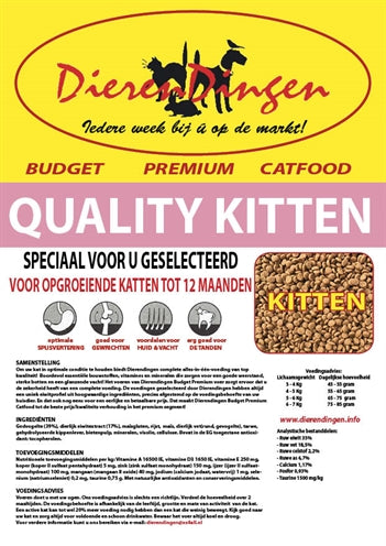 Merkloos Budget Premium Catfood Quality Kitten 15 KG Default Title