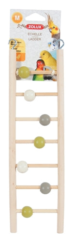 Zolux Ladder Hout 7 Treden Met Kralen 1X8,5X35 CM Default Title