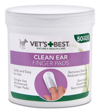 Vets Best Clean Ear Finger Pads 50 ST Default Title