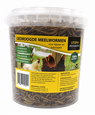 Utopia Gedroogde Meelwormen 1,2 LTR Default Title