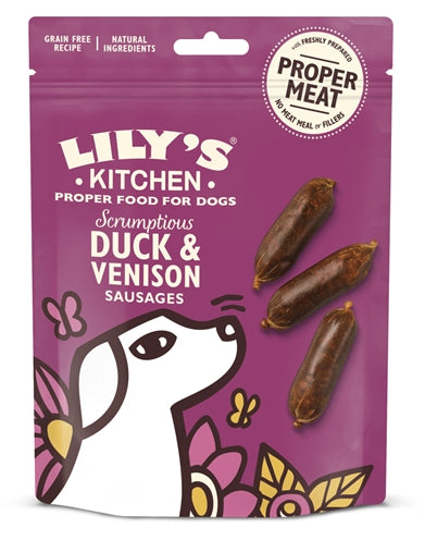Lily's Kitchen Dog Scrumptious Duck And Venison Sausages 70 GR Default Title