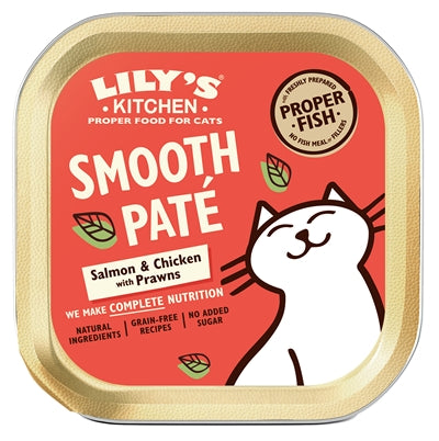 Lily's Kitchen Cat Smooth Pate Salmon & Chicken 19X85 GR Default Title