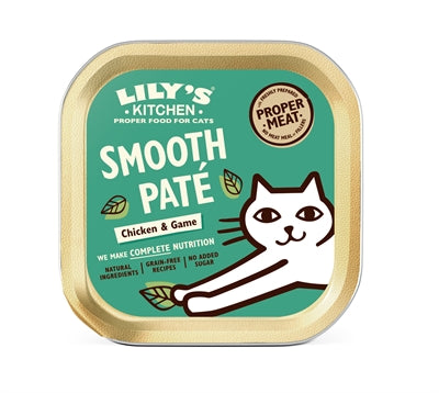 Lily's Kitchen Cat Smooth Pate Chicken / Game 19X85 GR Default Title