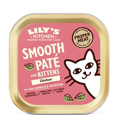 Lily's Kitchen Cat Kitten Smooth Pate Chicken 19X85 GR Default Title