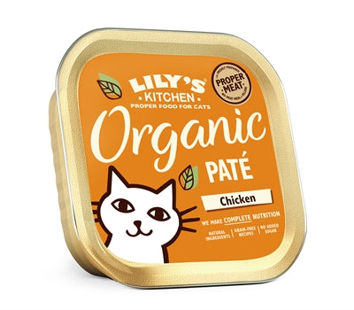 Lily's Kitchen Cat Organic Chicken Pate 19X85 GR Default Title