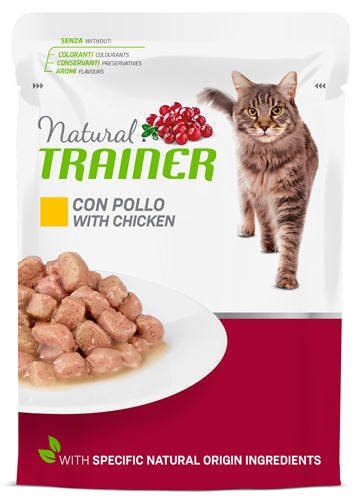 Natural Trainer Cat Adult Chicken Pouch 12X85 GR Default Title