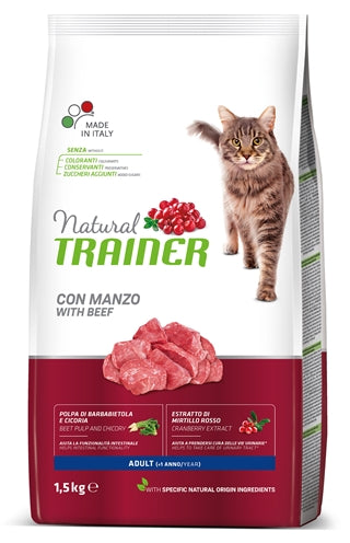 Natural Trainer Cat Adult Beef 1,5 KG Default Title