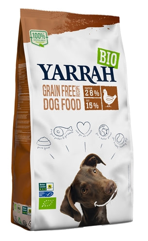 Yarrah Dog Adult Biologisch Graanvrij Kip/Vis 10 KG Default Title