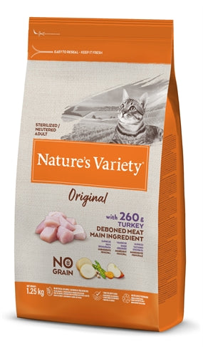 Natures Variety Original Sterilized Turkey No Grain 1,25 KG (408086)
