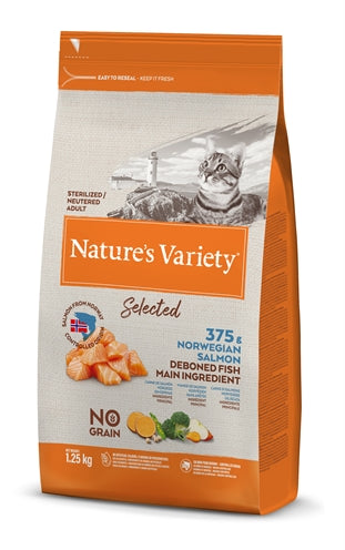 Natures Variety Selected Sterilized Norwegian Salmon 1,25 KG Default Title