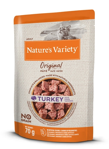 Natures Variety Original Pouch Turkey 12X70 GR Default Title