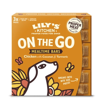 Lily's Kitchen Dog Adult Chicken On The Go Bars Multipack 3X2X40 GR Default Title