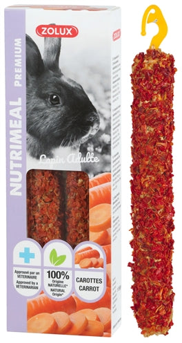 Zolux Nutrimeal Stick Konijn Wortel 115 GR 2 ST Default Title