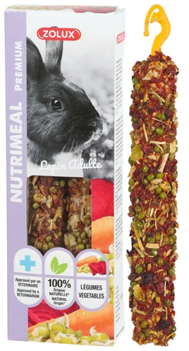 Zolux Nutrimeal Stick Konijn Groenten 115 GR 2 ST Default Title